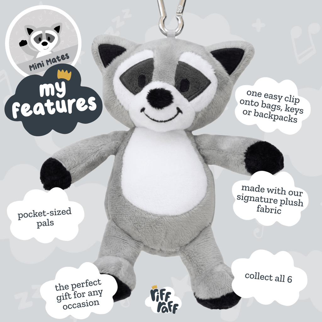Bag Charm - Bandit the Raccoon