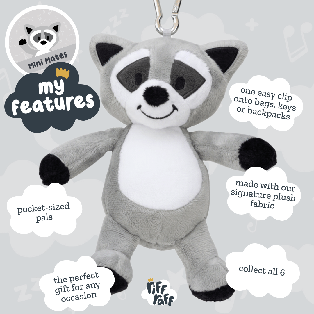 Bag Charm - Bandit the Raccoon