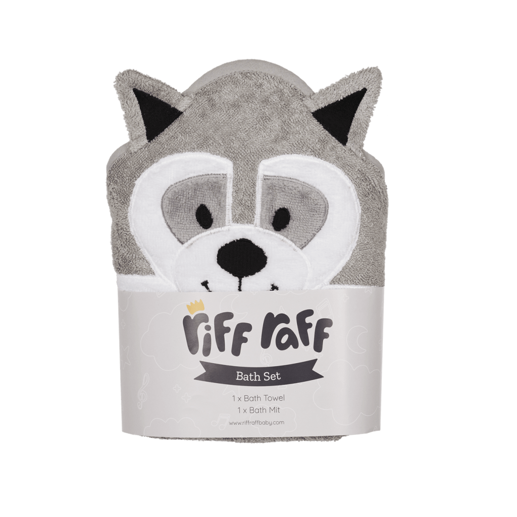 Hooded Towel - Bandit The Raccoon