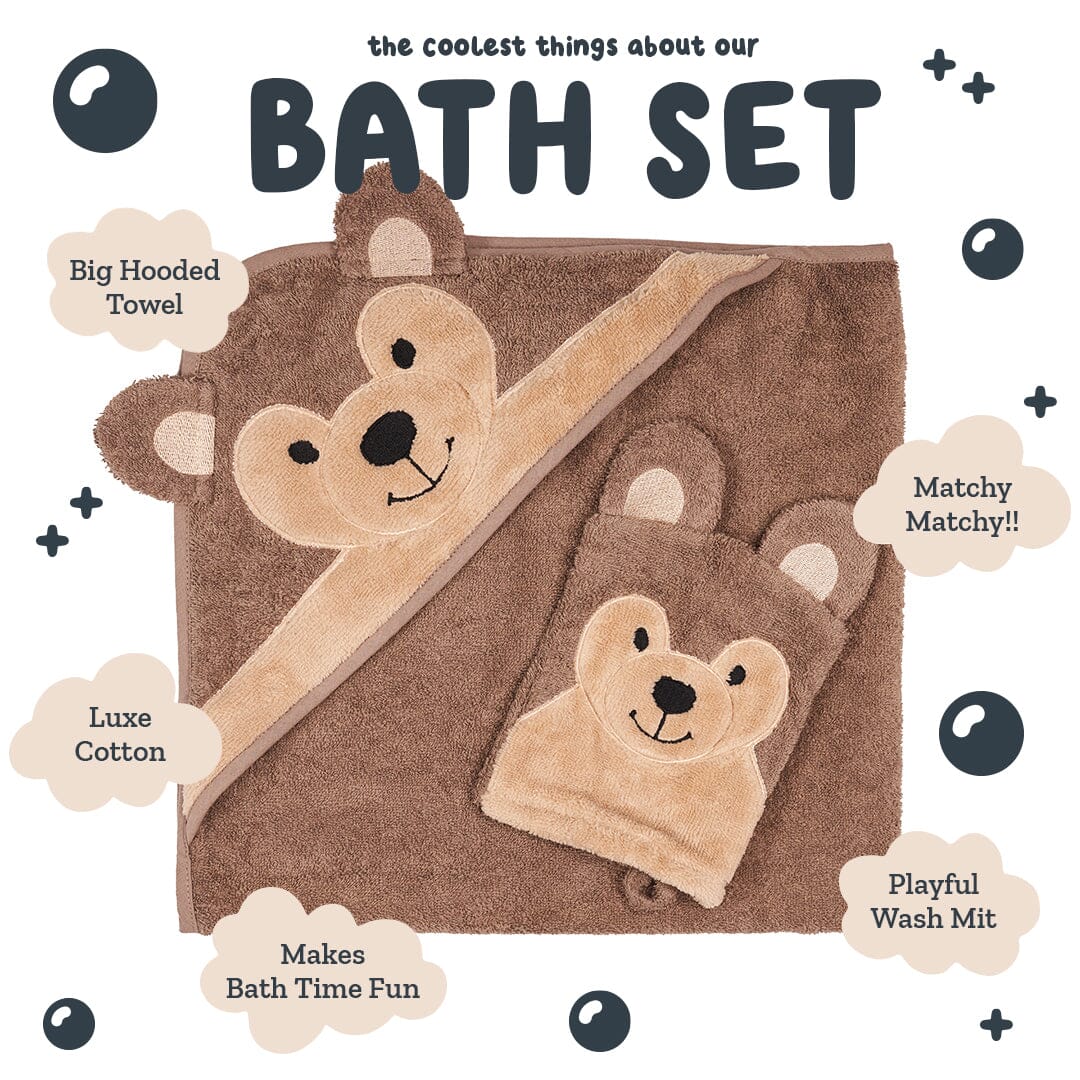 Hooded Towel - Banjo The Bear